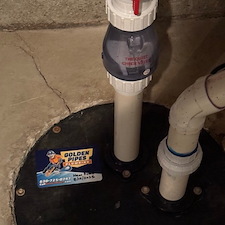 Ejector-Pump-Installation-with-High-Water-Alarm-in-Darien-IL 0